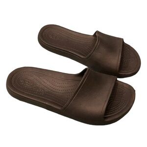 Iconic Crocs Comfort  Mellow Slide Sandals SZ J 4  Youth black